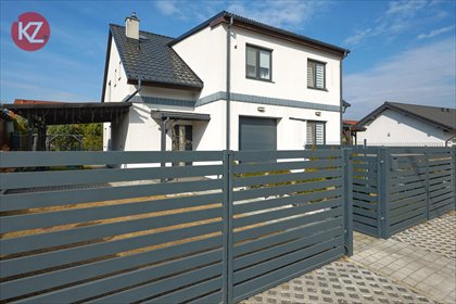 Nowoczesny bliźniak z garażem, 107 m², Zawada dom Zawada