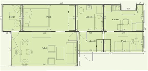 mieszkanie na sprzedaż 44m2 mieszkanie Chorzów, Powstańców