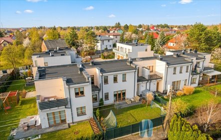 Nowoczesny segment 118 m2 z garażem i ogrodem dom Łomianki, Kiełpin