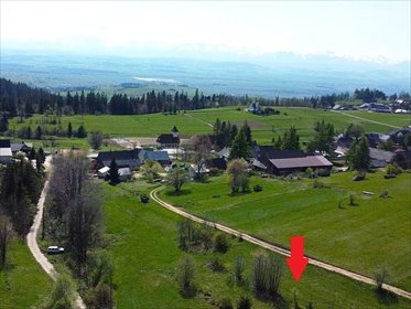 Do sprzedania urokliwa działka 1364 m² z widokiem na Tatry działka Bukowina-Osiedle