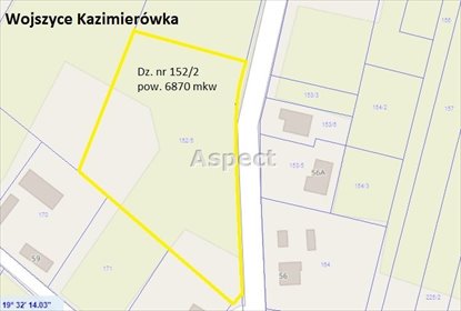 działka na sprzedaż 6870m2 działka Kazimierówka