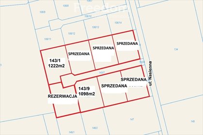 działka na sprzedaż 1222m2 działka Nowy Dwór Gdański, Nasienna