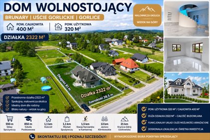 Przestronny dom z dużą działką i widokiem na góry dom Brunary