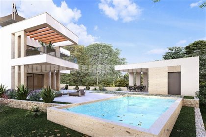 Działka z projektem luksusowego domu z basenem w Vrsi działka Vrsi, Zadar