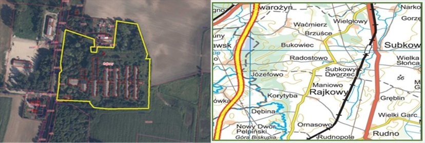 działka na sprzedaż 47227m2 działka Rajkowy