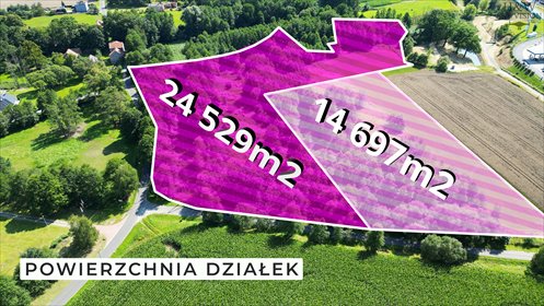 Dwie działki 38605 m² przy A4 (możliwość zabudowy i działalności) działka Gliwice