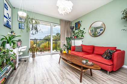 Wyjątkowe 43 m² na Żoliborzu (balkon 12 m², widok na zieleń) mieszkanie Warszawa, Żoliborz, Stanisława Dygata