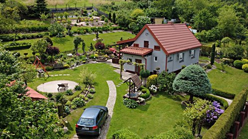 Nowoczesny dom z ogrodem i tarasem po remoncie dom Wałbrzych
