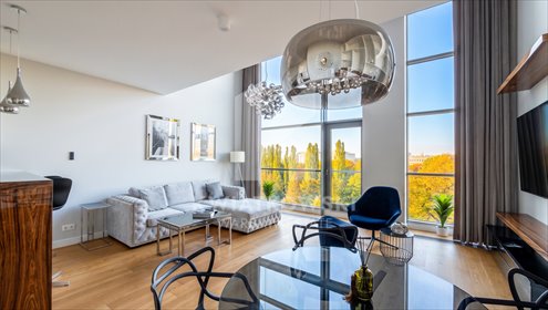 Dwupoziomowy loft z panoramicznym widokiem na Warszawę. mieszkanie Warszawa, Mokotów, Jana Pawła Woronicza 31