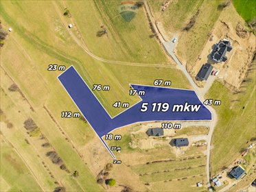 działka na sprzedaż 5119m2 działka Rabka-Zdrój, Poniatowskiego