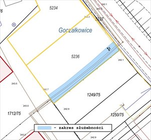 działka na sprzedaż 1424m2 działka Goczałkowice-Zdrój, Stawowa