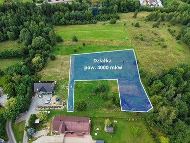 działka na sprzedaż 4000m2 działka Jordanów, Zakopiańska