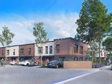 Do sprzedania nowoczesny segment 84 m² z ogródkiem i parkingiem dom Grodzisk Mazowiecki
