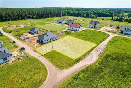 Działka 1132 m² z lasem - plan zagospodarowania, osiedle działka Przykopka, Leśny zakątek