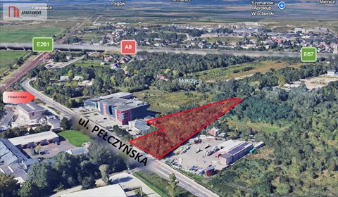 Działka inwestycyjna 13 708 m² z dobrym dojazdem działka Wrocław