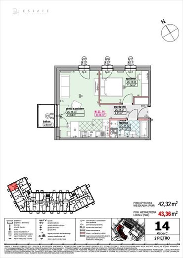 mieszkanie na sprzedaż 42m2 mieszkanie Pelplin