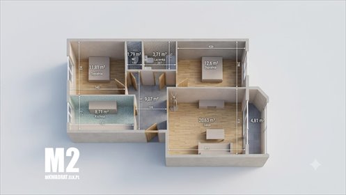 Mieszkanie 62 m² z widokiem na jezioro - polecam mieszkanie Ełk, Północ I, Wojska Polskiego