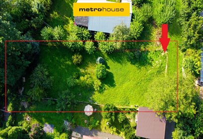 Malownicza działka 550 m2 z strumykiem i mediami działka Szklary