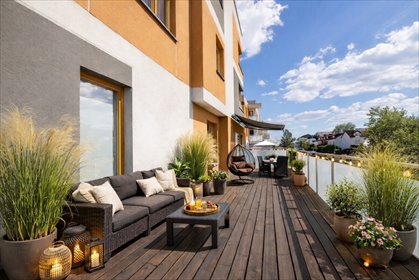 Wyjątkowe 3-pokojowe mieszkanie z 44 m² tarasem mieszkanie Józefosław, Wilanowska