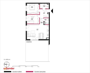 mieszkanie na sprzedaż 77m2 mieszkanie Poznań, Naramowicka
