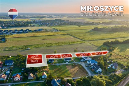 Atrakcyjne działki budowlane w Miłoszycach - blisko Wrocławia. działka Miłoszyce, Boczna
