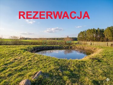 Polecam działkę z stawem i potencjałem pod dom w Łapczyniu działka Łapczyn
