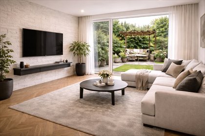 Nowoczesny dom segmentowy 105m2 z 2 miejscami parkingowymi dom Słomin, Biedronki