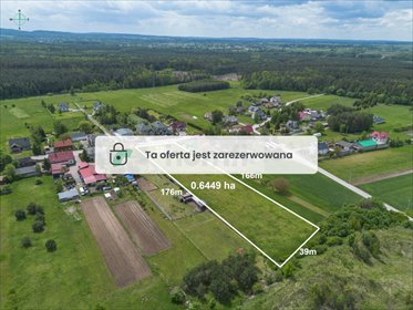 działka na sprzedaż 6449m2 działka Kostomłoty Drugie, Laskowa