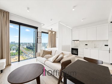 Wynajmę nowoczesne 36 m² apartament na 21. piętrze w Towarowa Towers mieszkanie Warszawa, Wola, Prosta