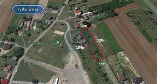 działka na sprzedaż 2600m2 działka Cegielnia, Targowa