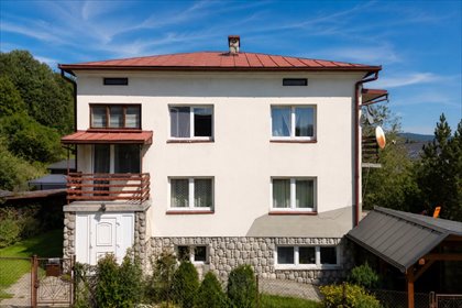 Do sprzedania przestronny dom 189 m² na dużej działce w Porębie Wielkiej dom Mszana Dolna