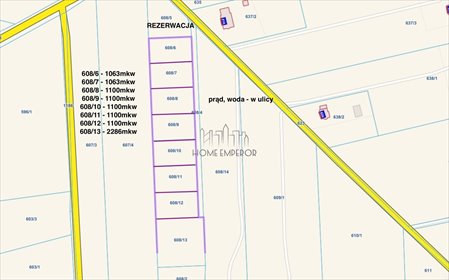 Działki pod zabudowę w Kozicach – 1100 m², media, dojazd działka Kozice