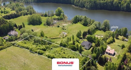 Malownicza działka pod jezioro Włodowo, 5718 m² działka Włodowo