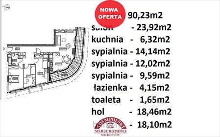 Apartament 90 m² w Warszawie - widok z 17. piętra mieszkanie Warszawa, Wola, Odolany, Marcina Kasprzaka