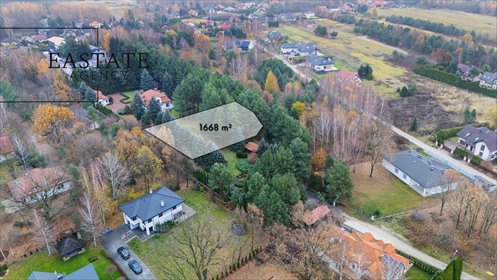 działka na sprzedaż 1668m2 działka Wiktorów, Leśna