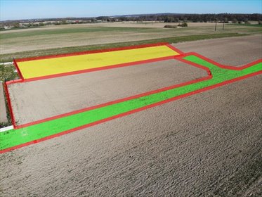 działka na sprzedaż 1050m2 działka Dobiesłwiec, Dobiesławiec