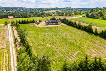 Działka z rozpoczętą budową i panoramicznym widokiem. działka Lubenia