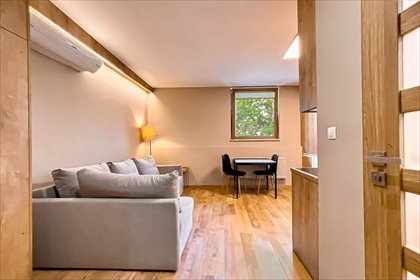 Klimatyczna kawalerka 20m2 z aneksem, klimatyzacja, blisko PKP mieszkanie Warszawa, Potrzebna