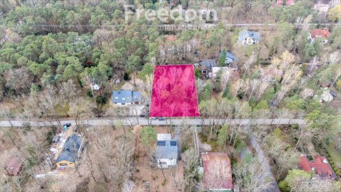 Działka budowlana 1855 m² w Zalesiem Górnym z leśnym charakterem działka Zalesie Górne, Piękna