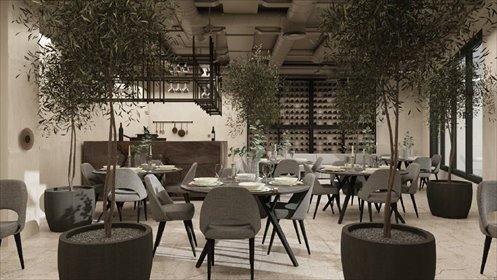 Lokal gastronomiczny 105 m² na Mokotowie - polecam lokal użytkowy Warszawa, Mokotów, Służewiec, Rzymowskiego