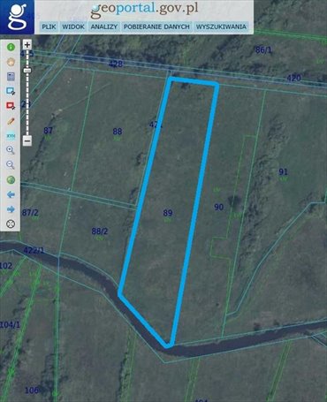 działka na sprzedaż 10700m2 działka Gorzyca, Gorzyca
