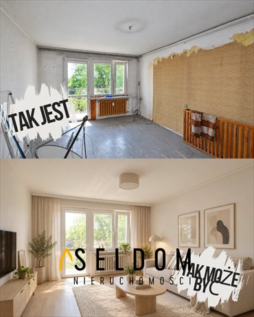 Dwupokojowe mieszkanie 42,2 m² z balkonem, do remontu - polecam! mieszkanie Opole, Centrum