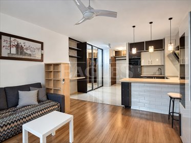 Polecam nowoczesną kawalerkę 37 m² z ogródkiem w Wilanowie mieszkanie Warszawa, Wilanów, Prymasa Augusta Hlonda