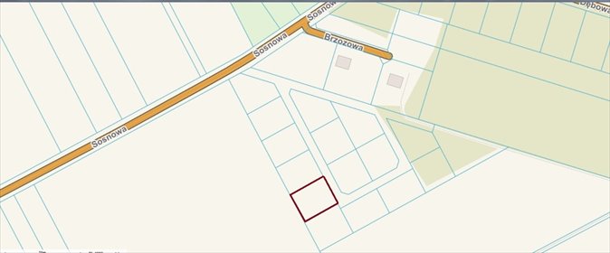 działka na sprzedaż 1026m2 działka Nowogród, Sosnowa