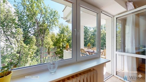 Widok na park, 3 pokoje, balkon, blisko metra mieszkanie Warszawa, Mokotów Służew, Batuty