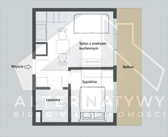mieszkanie na sprzedaż 28m2 mieszkanie Kraków, Podedworze