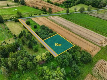 Polecam działkę 1021 m² w Rymanowie z MPZP działka Rymanów