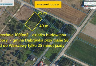 działka na sprzedaż 1000m2 działka Wszebory, Twórcza