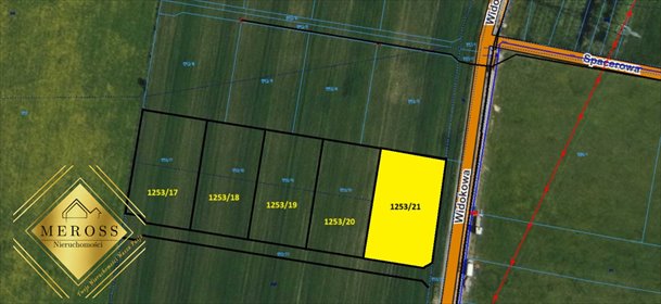 działka na sprzedaż 1044m2 działka Mstów