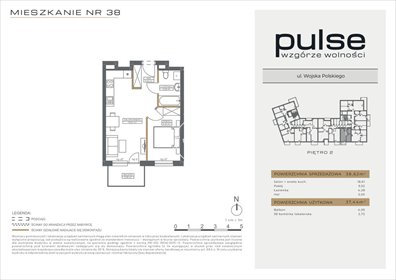mieszkanie na sprzedaż 37m2 mieszkanie Bydgoszcz, Wzgórze Wolności, Wojska Polskiego